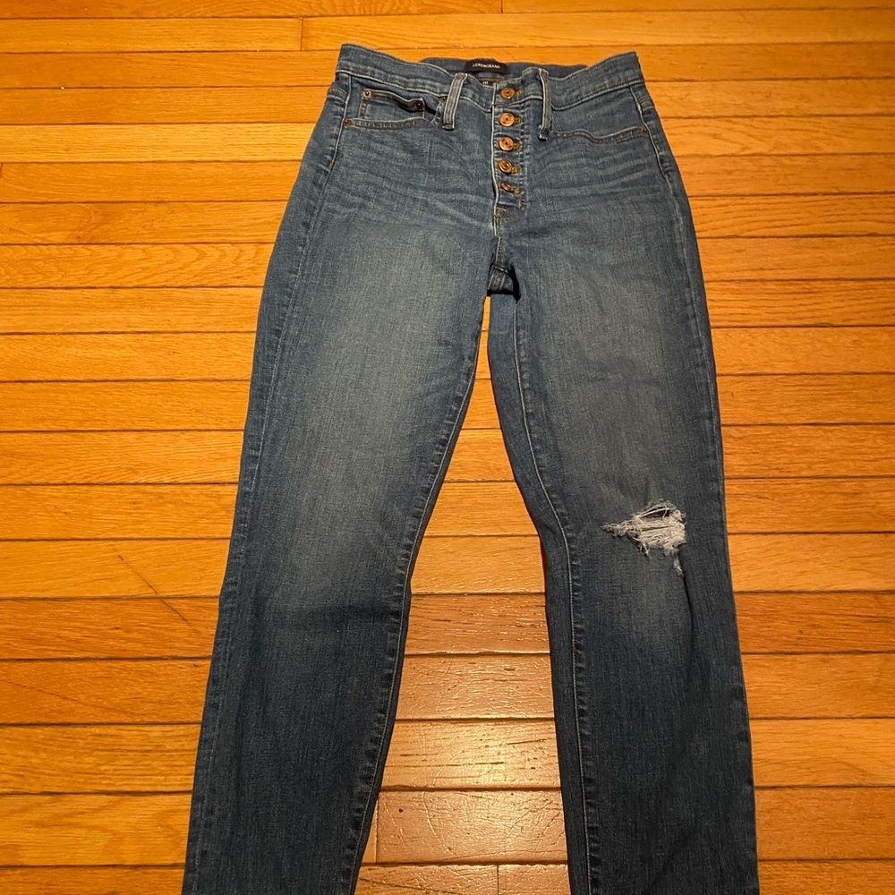 EUC J Crew high-rise jeans size 29T.